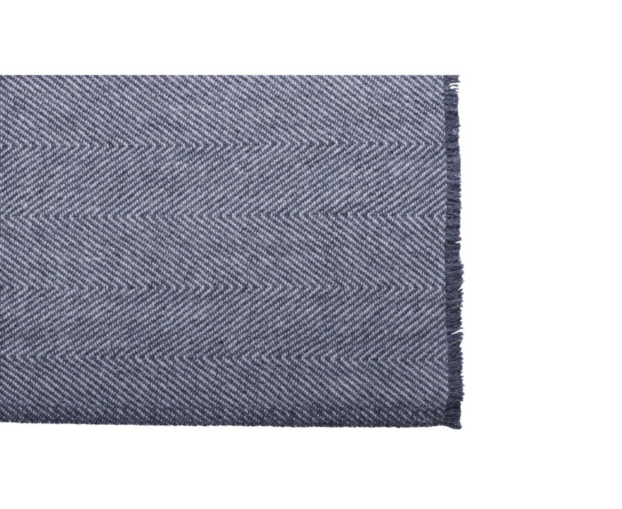 Grey & Ecru light Wool and Cashmere scarf