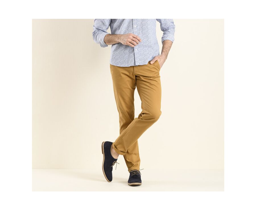 Tobacco Men's chinos - KYRK
