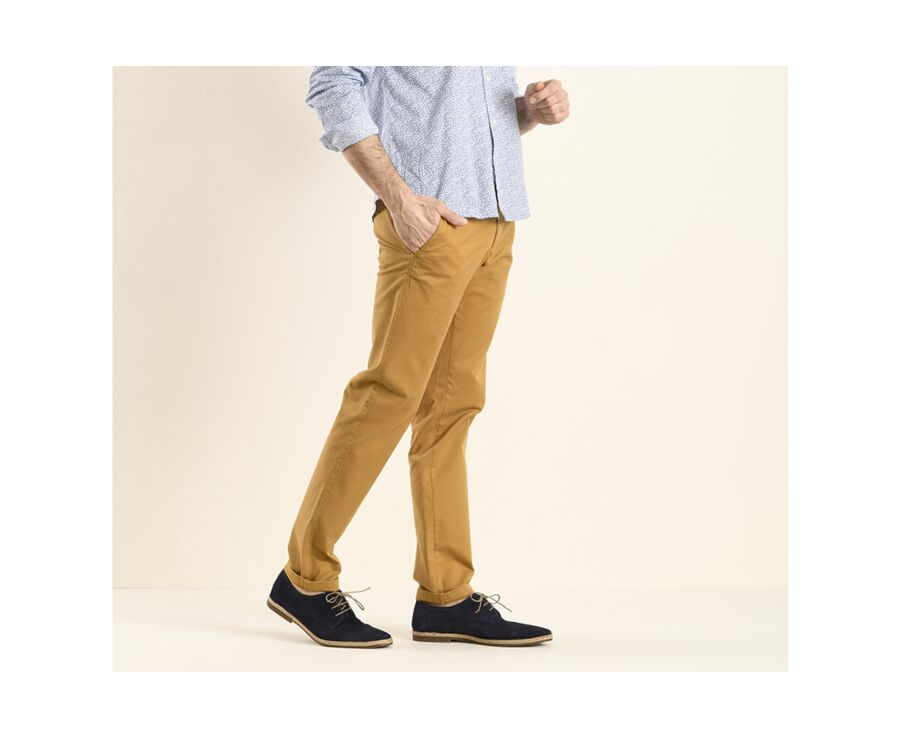 Tobacco Men's chinos - KYRK