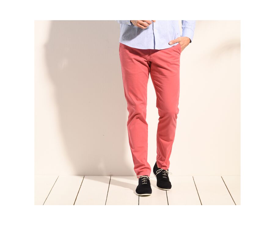 Pink Rasperry Men's chinos - KYRK