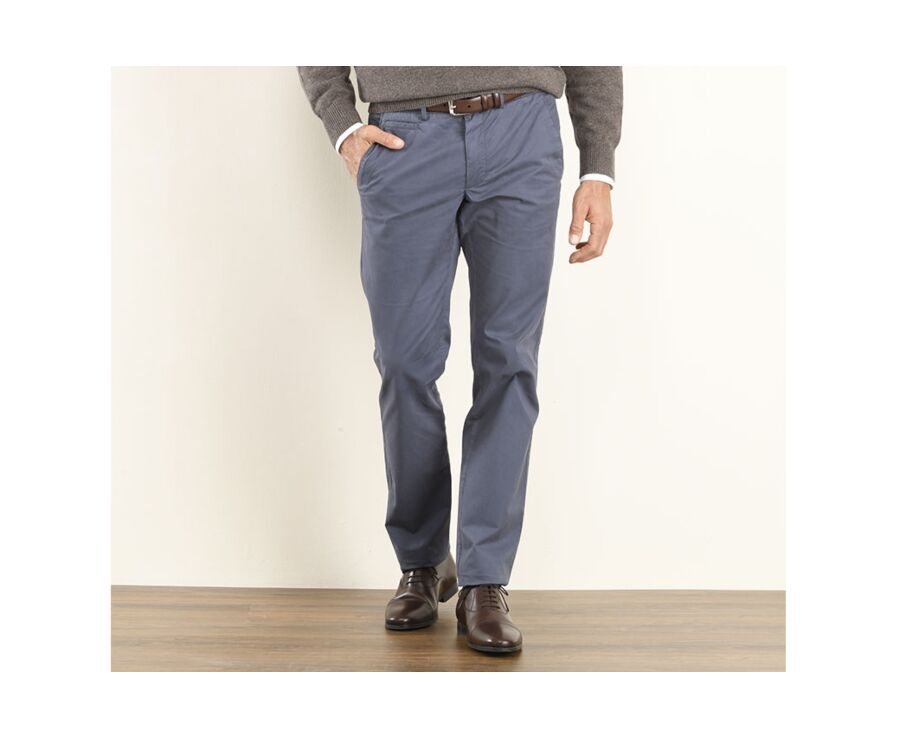 Grey Blue Men's chinos - KYRK