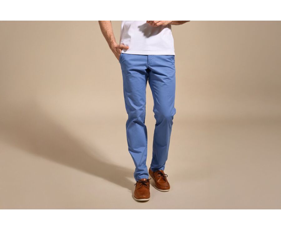 Middle Blue Men's chinos - KYRK