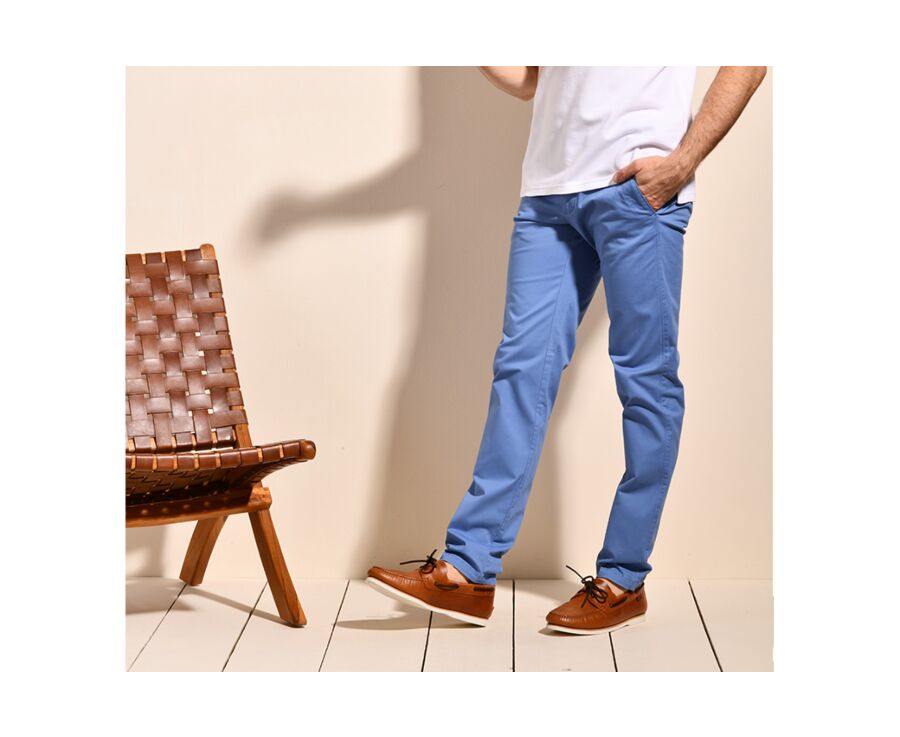 Middle Blue Men's chinos - KYRK