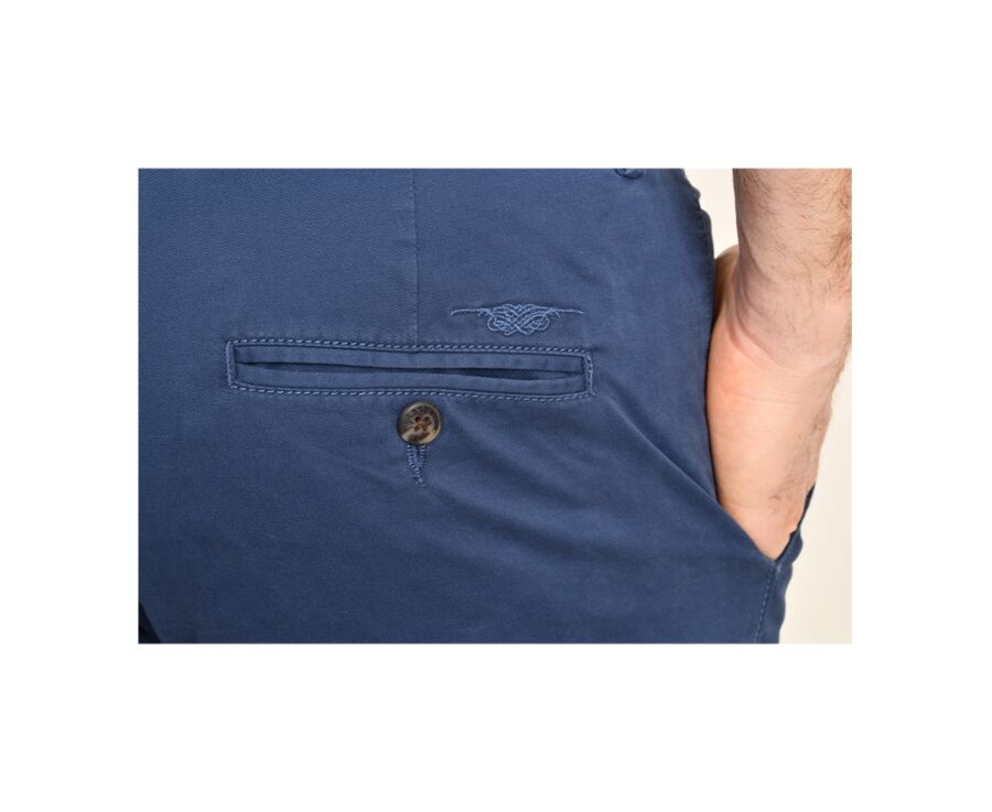Navy Denim Men's chinos - KYRK