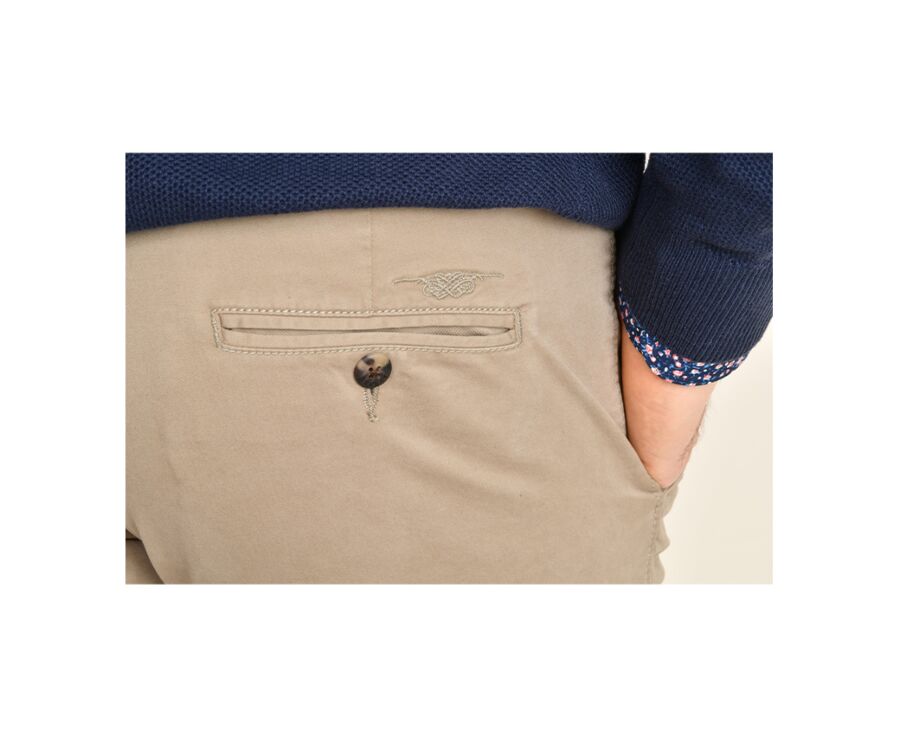Light Taupe Men's chinos - KYRK