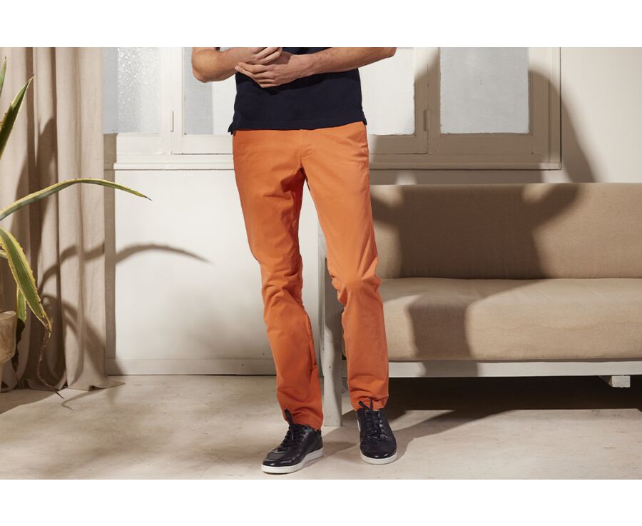 Frosty Orange Men's chinos - KYRK