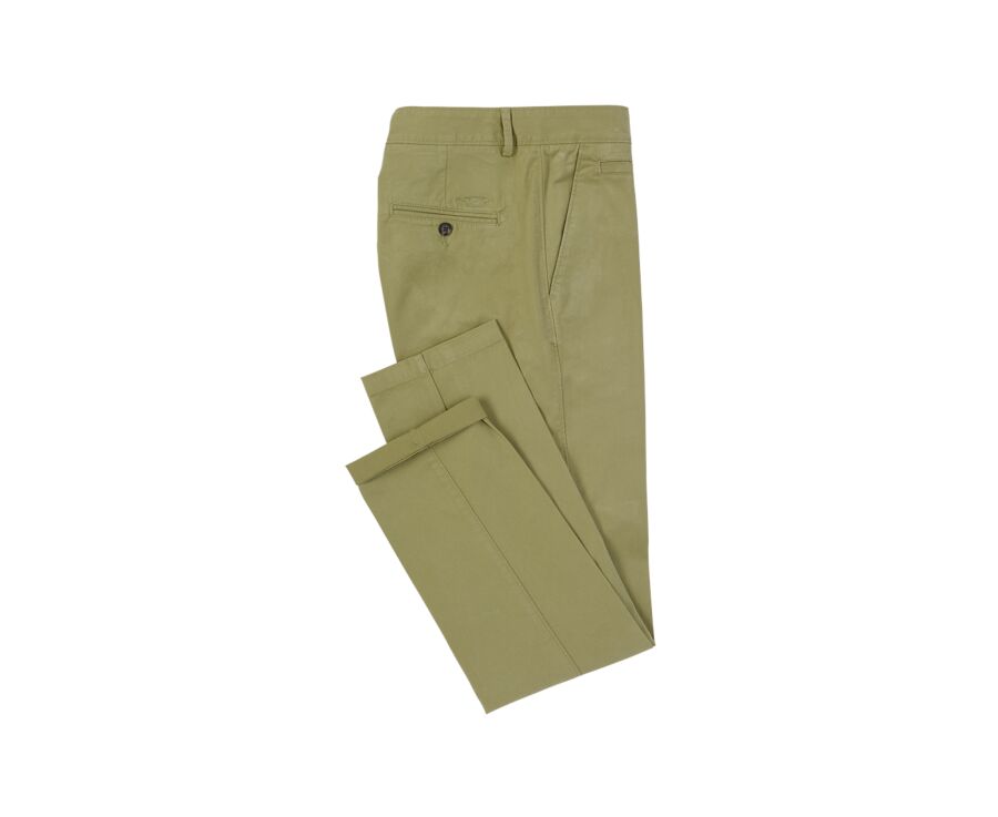 Men's chino trousers Almond Green - KYRK