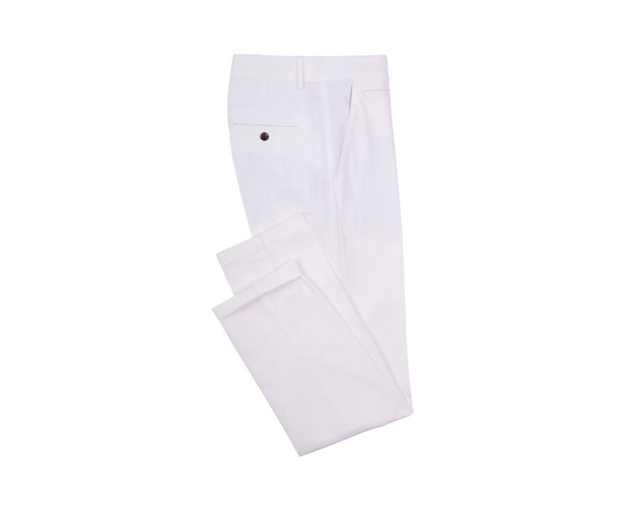 Men's chino trousers Off-white - KYRK