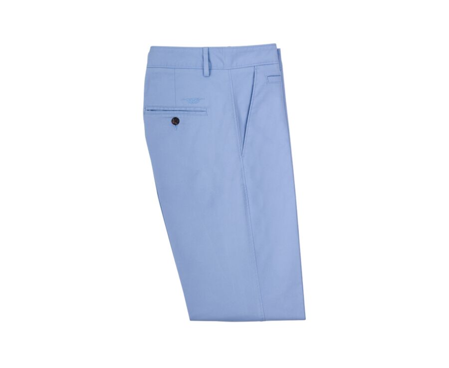 Men's chino trousers Light Azure Blue - KYRK