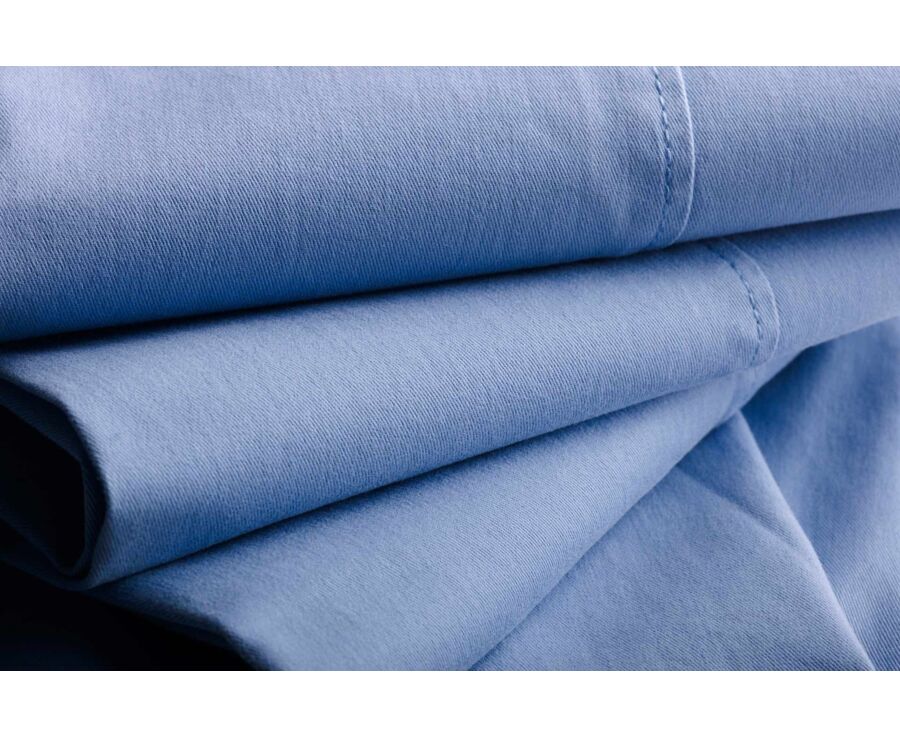 Men's chino trousers Light Azure Blue - KYRK