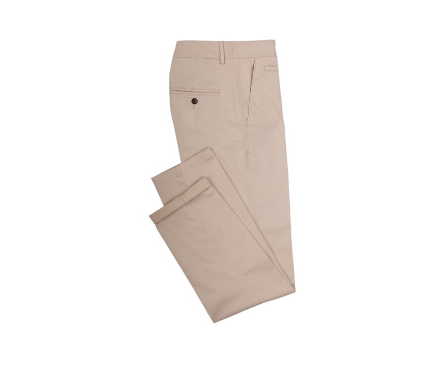 Men's chino trousers Dark Beige - KYRK