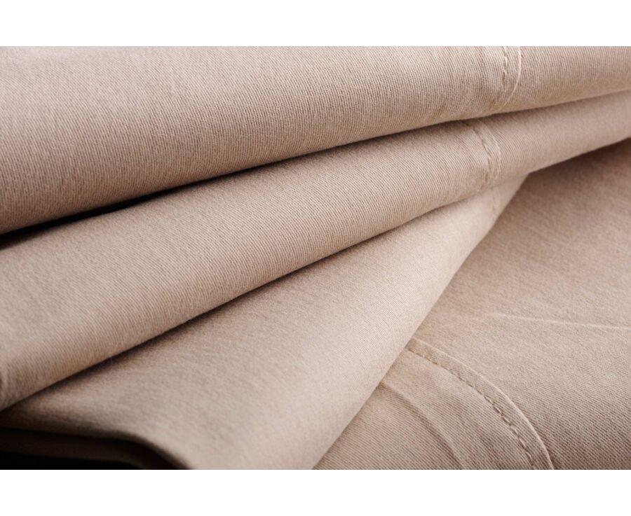 Men's chino trousers Dark Beige - KYRK