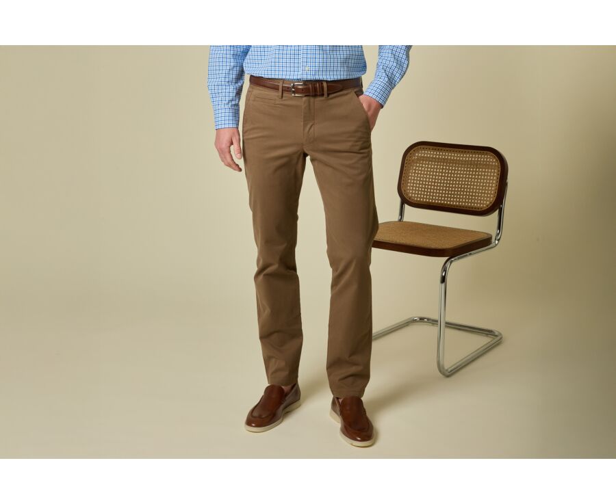 Men's chino trousers Cocoa - KYRK