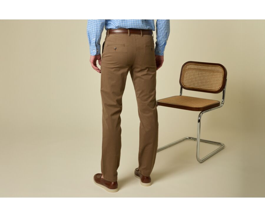 Men's chino trousers Cocoa - KYRK