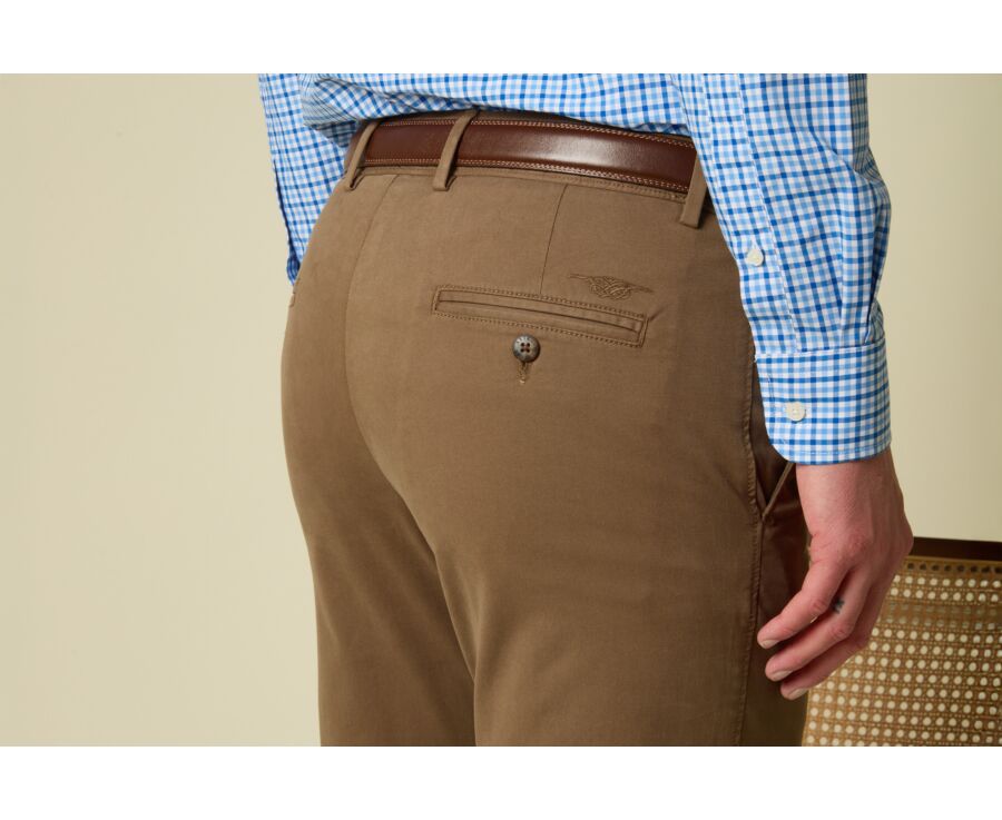 Men's chino trousers Cocoa - KYRK