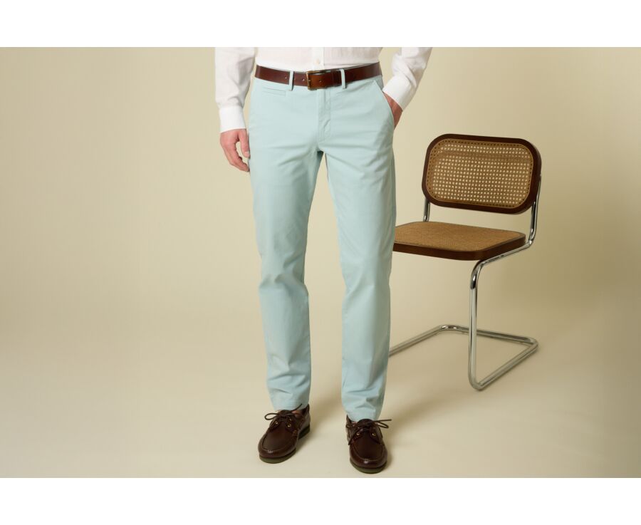 Men's chino trousers Eucalyptus - KYRK