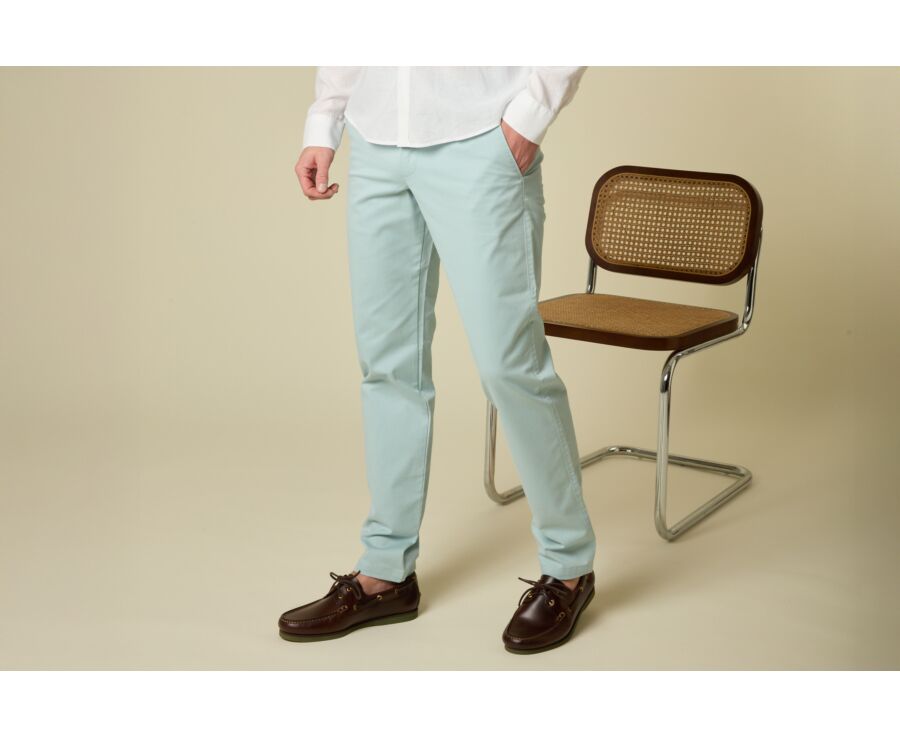 Men's chino trousers Eucalyptus - KYRK