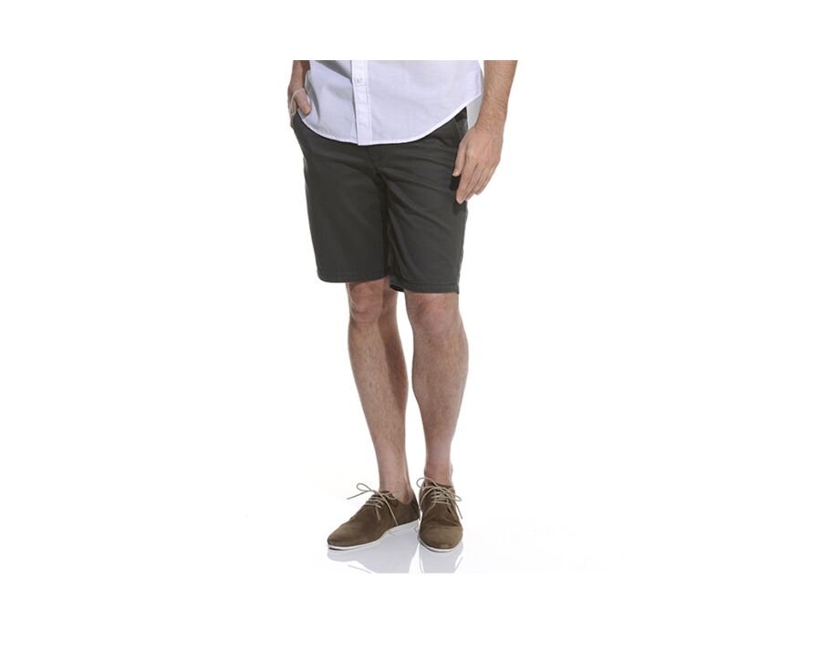 Licorice Chino Shorts - LARRY