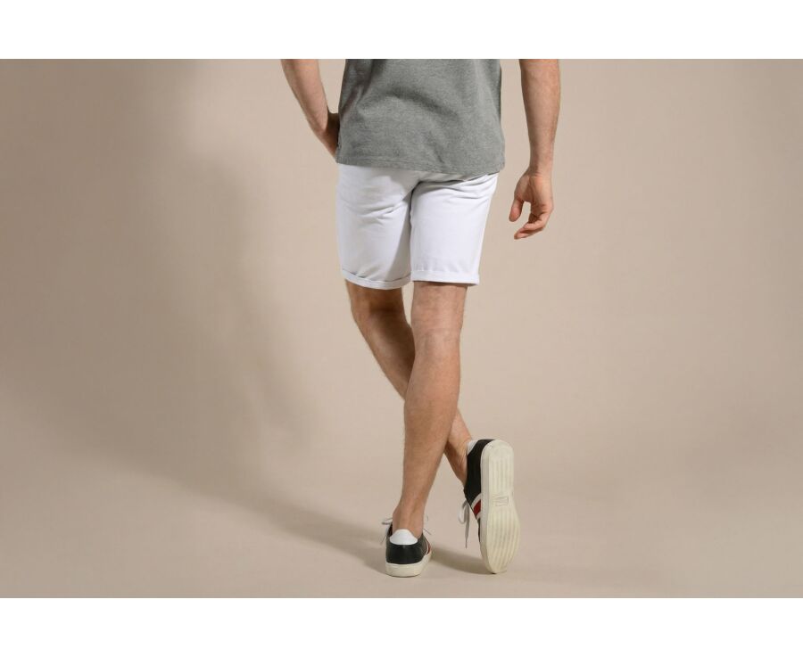 White Chino Shorts - BARRY