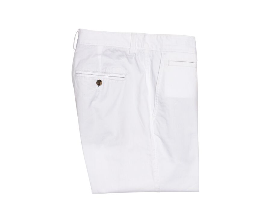 White Chino Shorts - BARRY