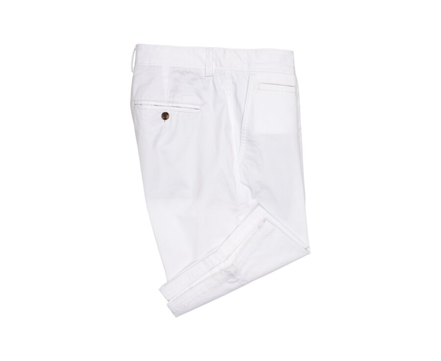 White Chino Shorts - BARRY
