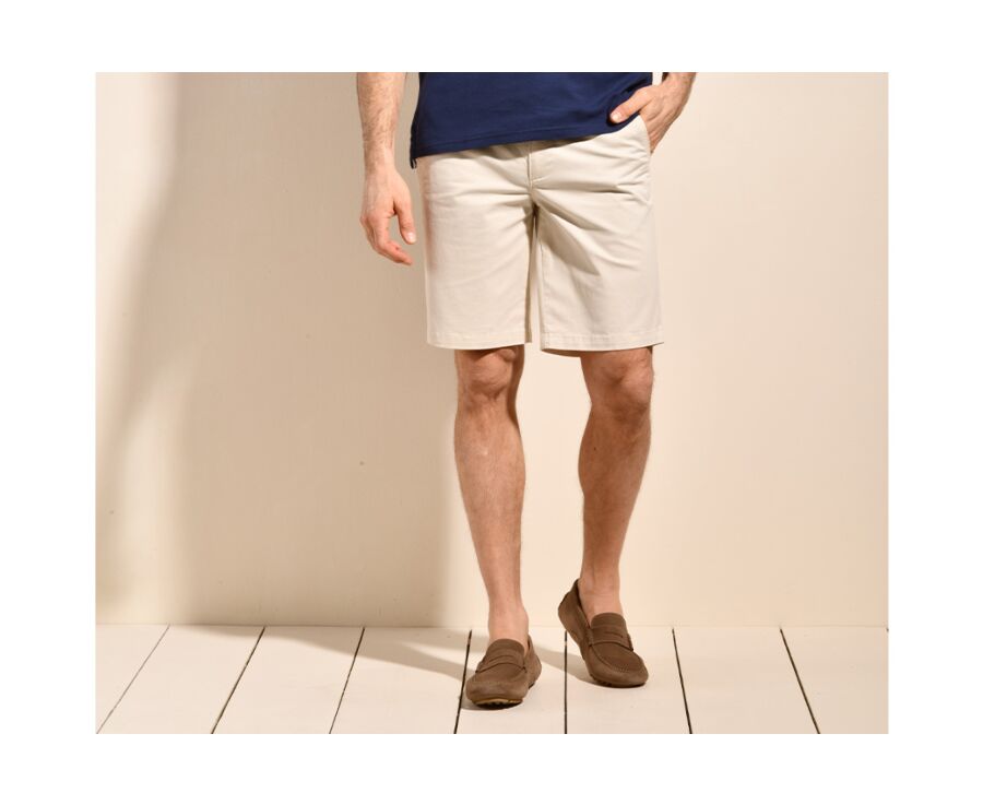 Off White Chino Shorts - BARRY
