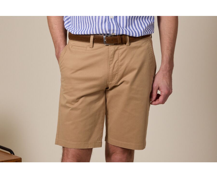 Camel Chino Shorts - BARRY