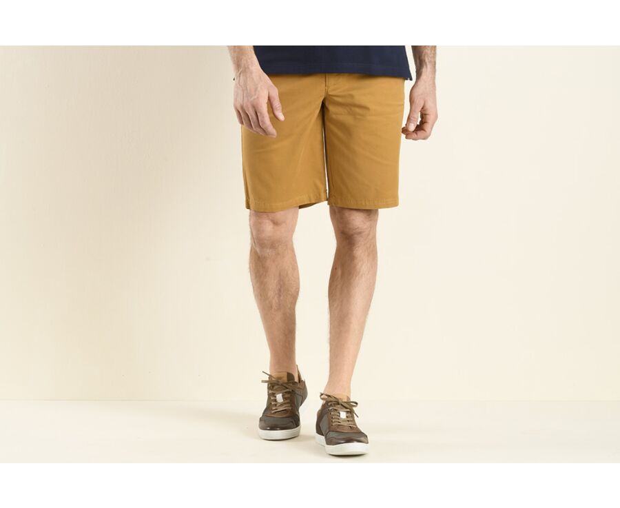 Tobacco Chino Shorts - BARRY