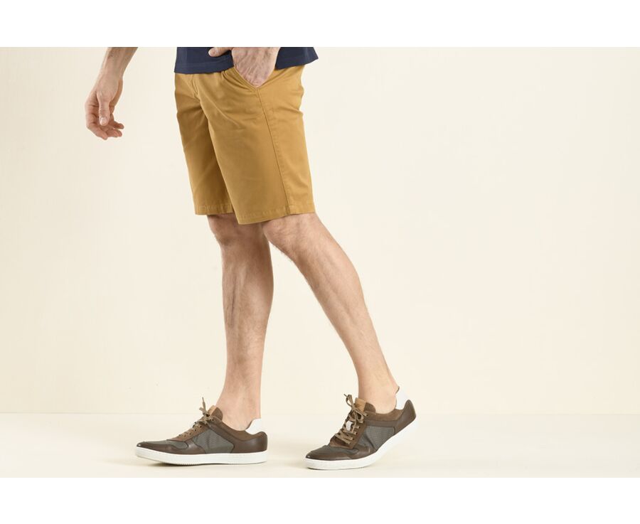 Tobacco Chino Shorts - BARRY