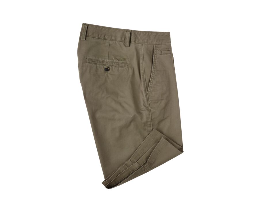 Dark Olive Chino Shorts - BARRY