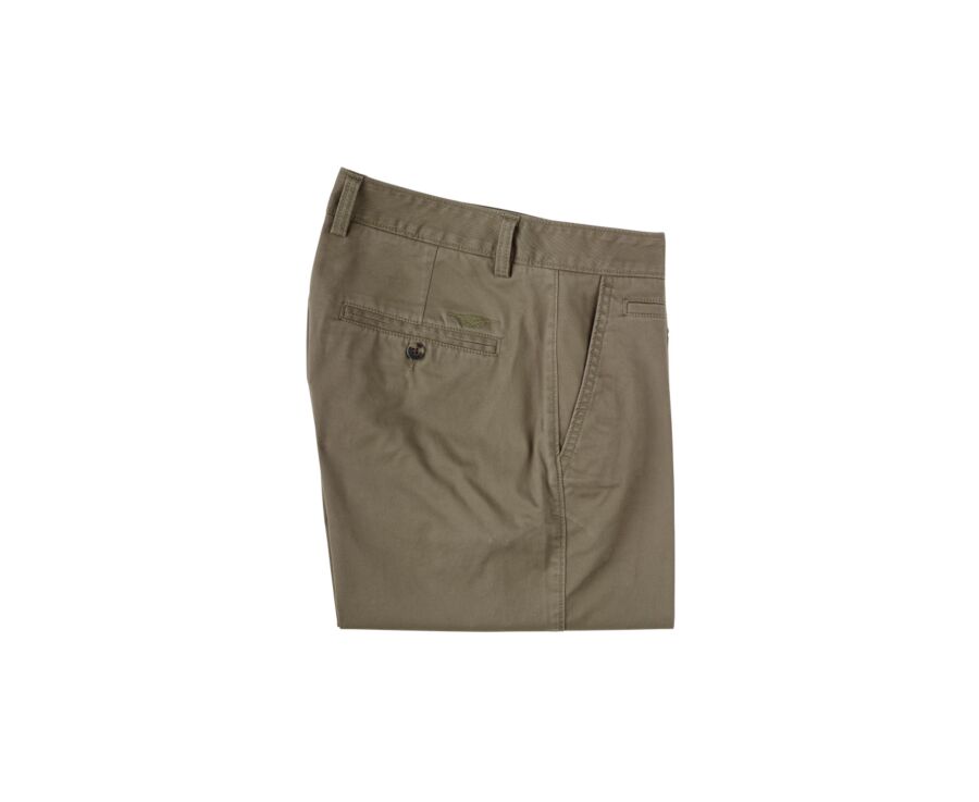 Dark Olive Chino Shorts - BARRY