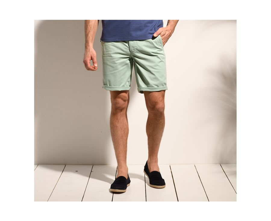 Mint Green Chino Shorts - BARRY