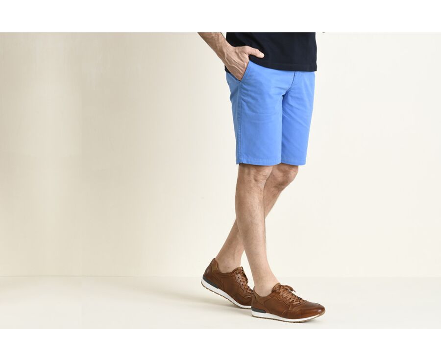 Azure Blue Chino Shorts - BARRY