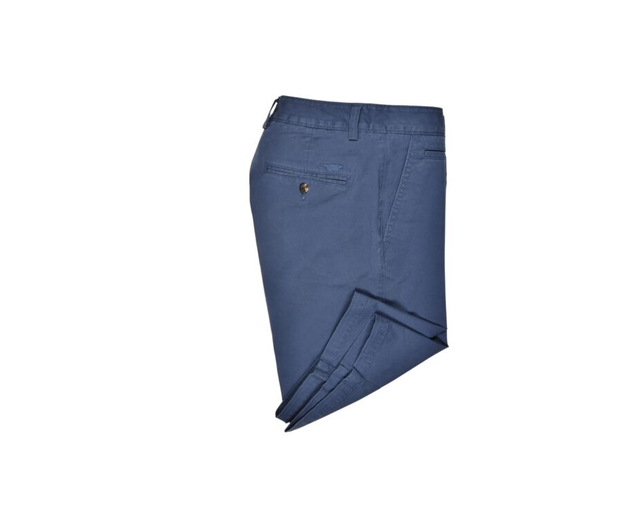 Navy Denim Chino Shorts - BARRY