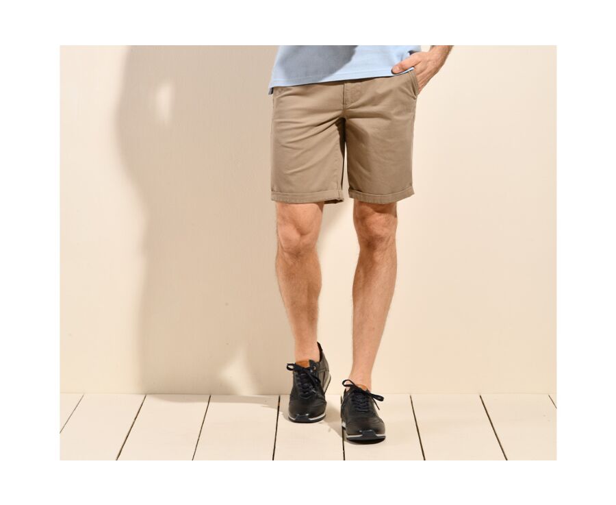 Light Taupe Chino Shorts - BARRY