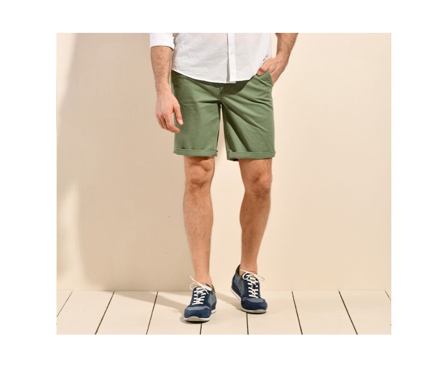 Sage Green Chino Shorts - BARRY