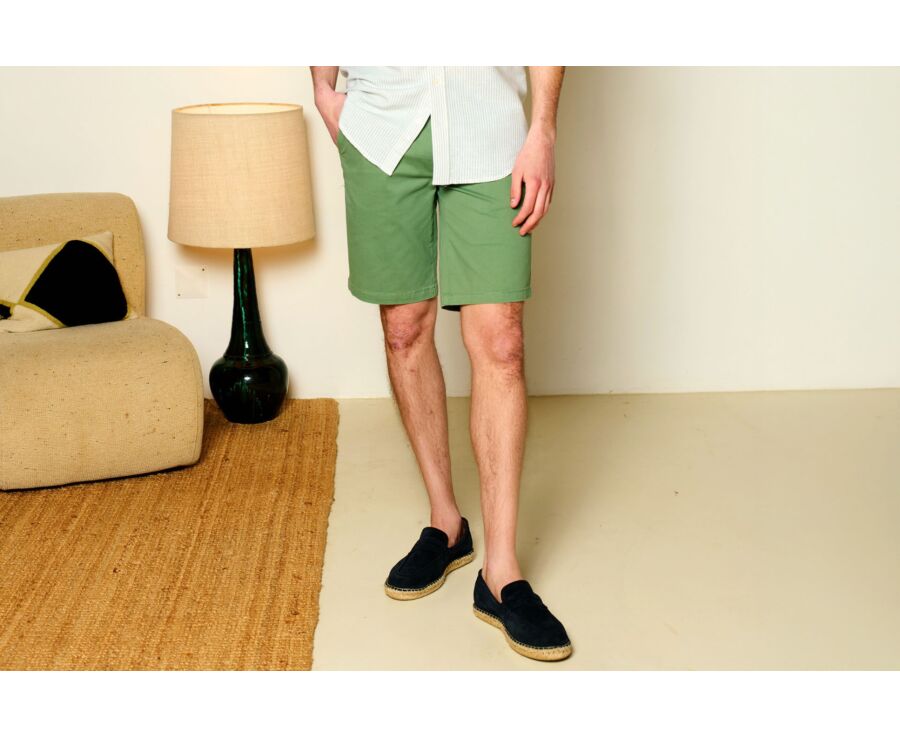 Sage Green Chino Shorts - BARRY
