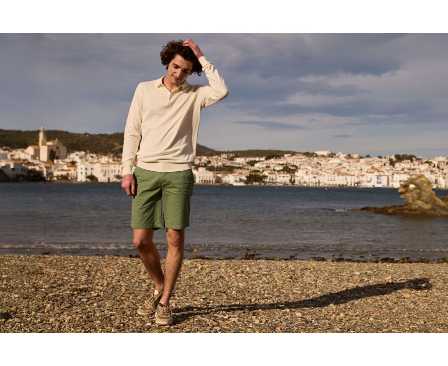 Sage Green Chino Shorts - BARRY