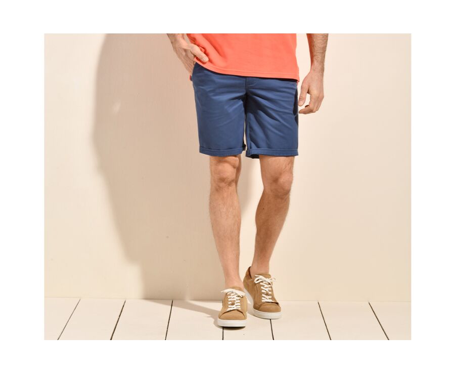 Deep Blue Chino Shorts - BARRY