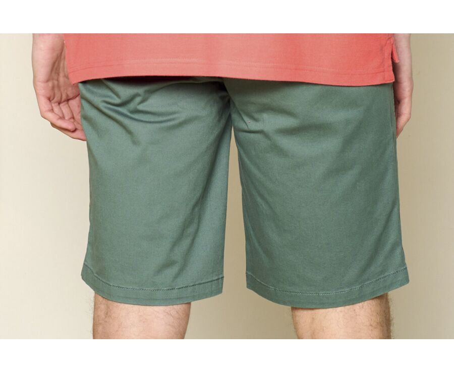 Pine Green Chino Shorts - BARRY
