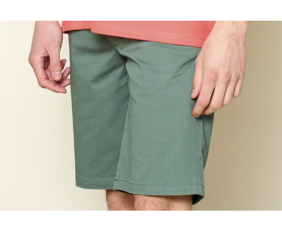 Pine Green Chino Shorts - BARRY