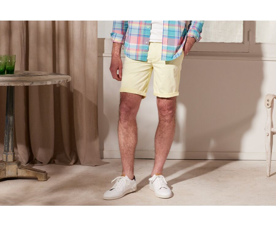 Yellow Chino Shorts - BARRY