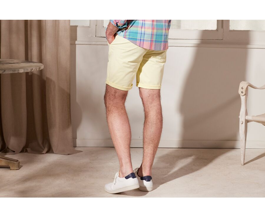 Yellow Chino Shorts - BARRY