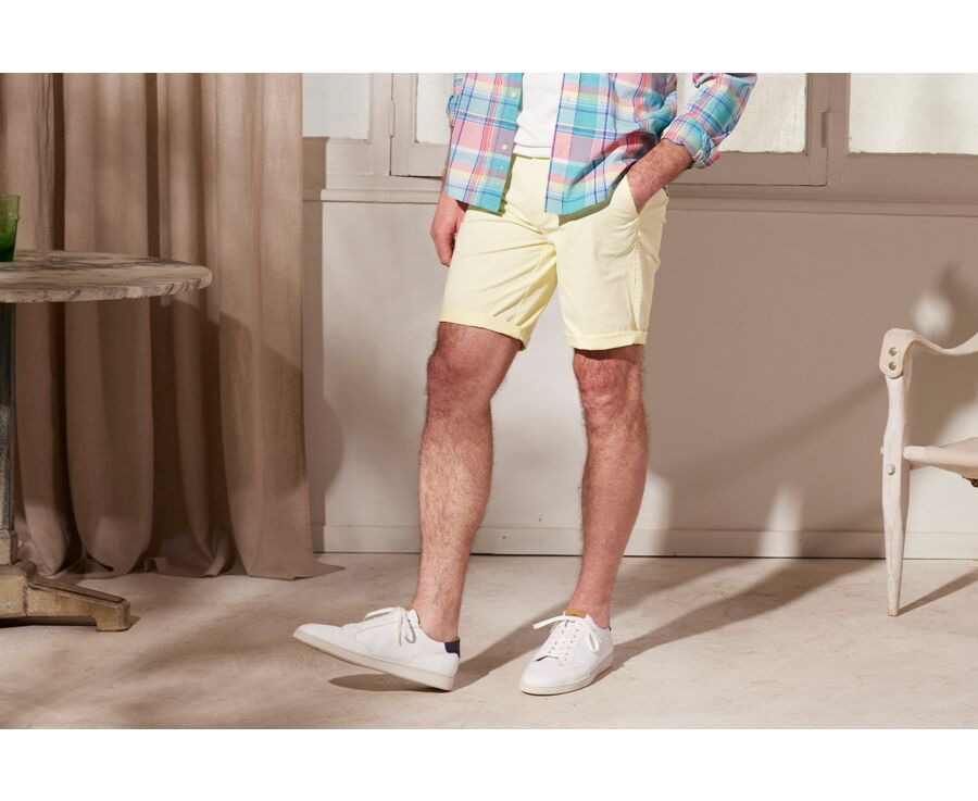 Yellow Chino Shorts - BARRY
