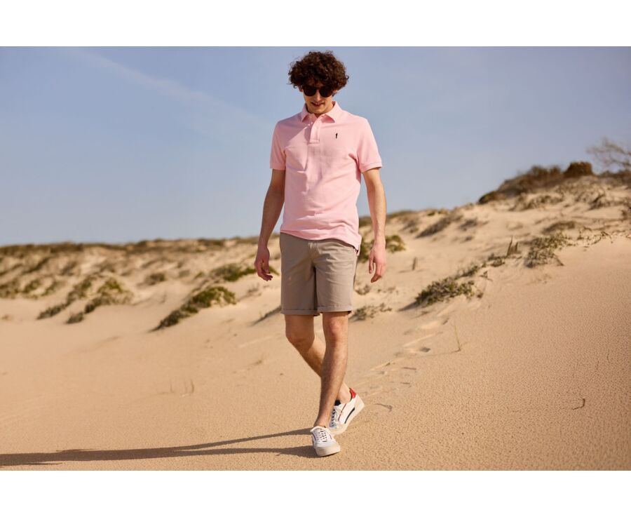 Dark Greige Chino Shorts - BARRY