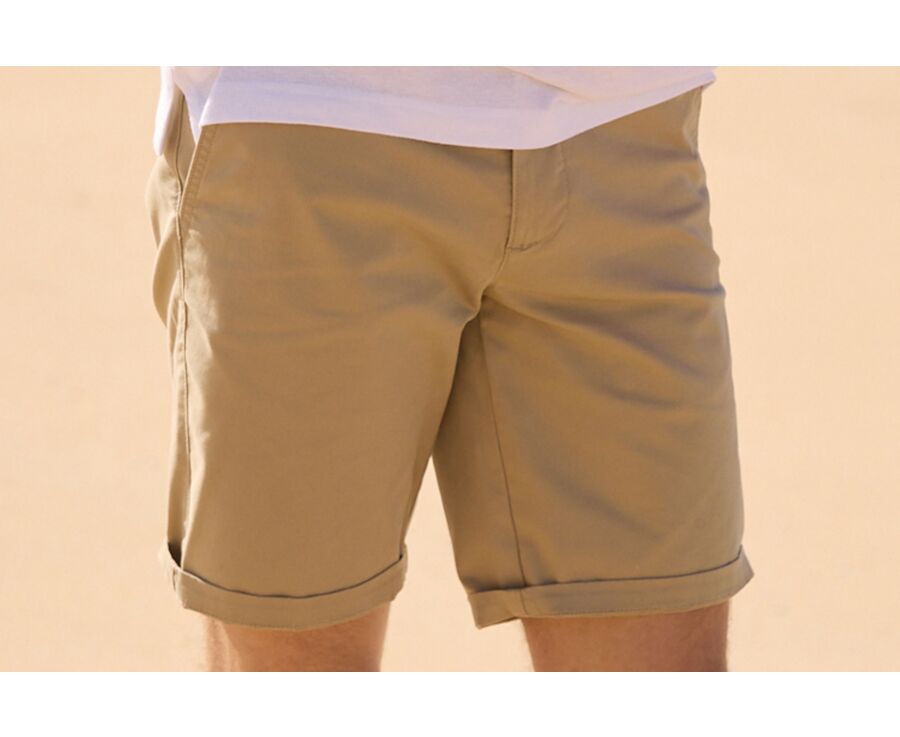 Putty Beige Chino Shorts - BARRY