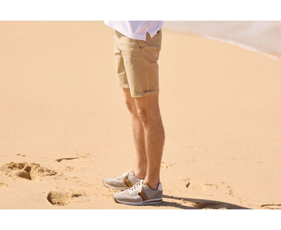 Putty Beige Chino Shorts - BARRY