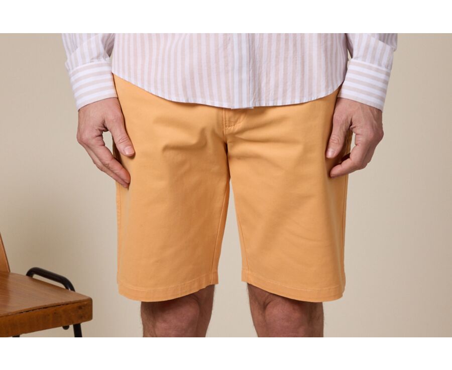 Pale Orange Chino Shorts - BARRY