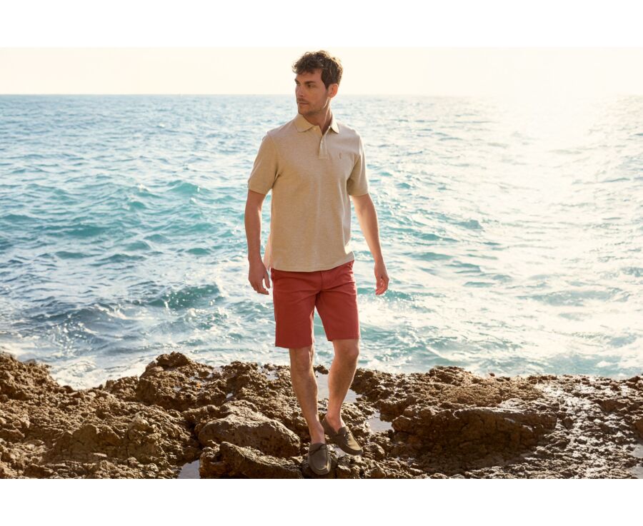 Brick Red Chino Shorts - BARRY