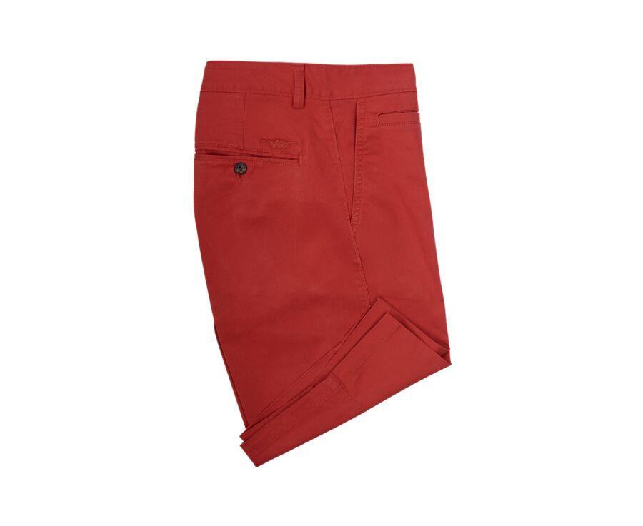 Brick Red Chino Shorts - BARRY